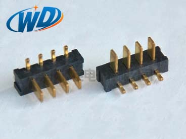 2.50 PH 90度插电池接口 4PIN铡刀型