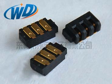 2.0mm间距 超小个3PIN全贴片刀片型xk星空体育
连接器 SMT母座