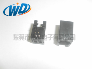 4P4C电话机插座 扁针4针电话线母头