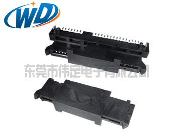 高品质SATA 连接头 硬盘端子 通讯插头 SMT型